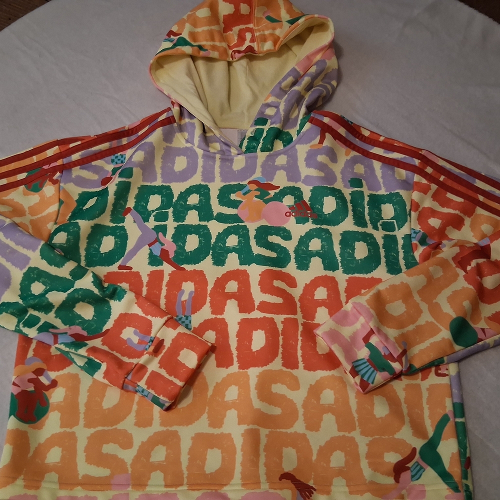 Adidas Multicolor Graphic Hoodie